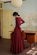 badtaste_Slimming_Solid_Cutout_U_Neck_Long_Sleeve_Women's_Casual_Maxi_Dresses_690272127306_MISSTT