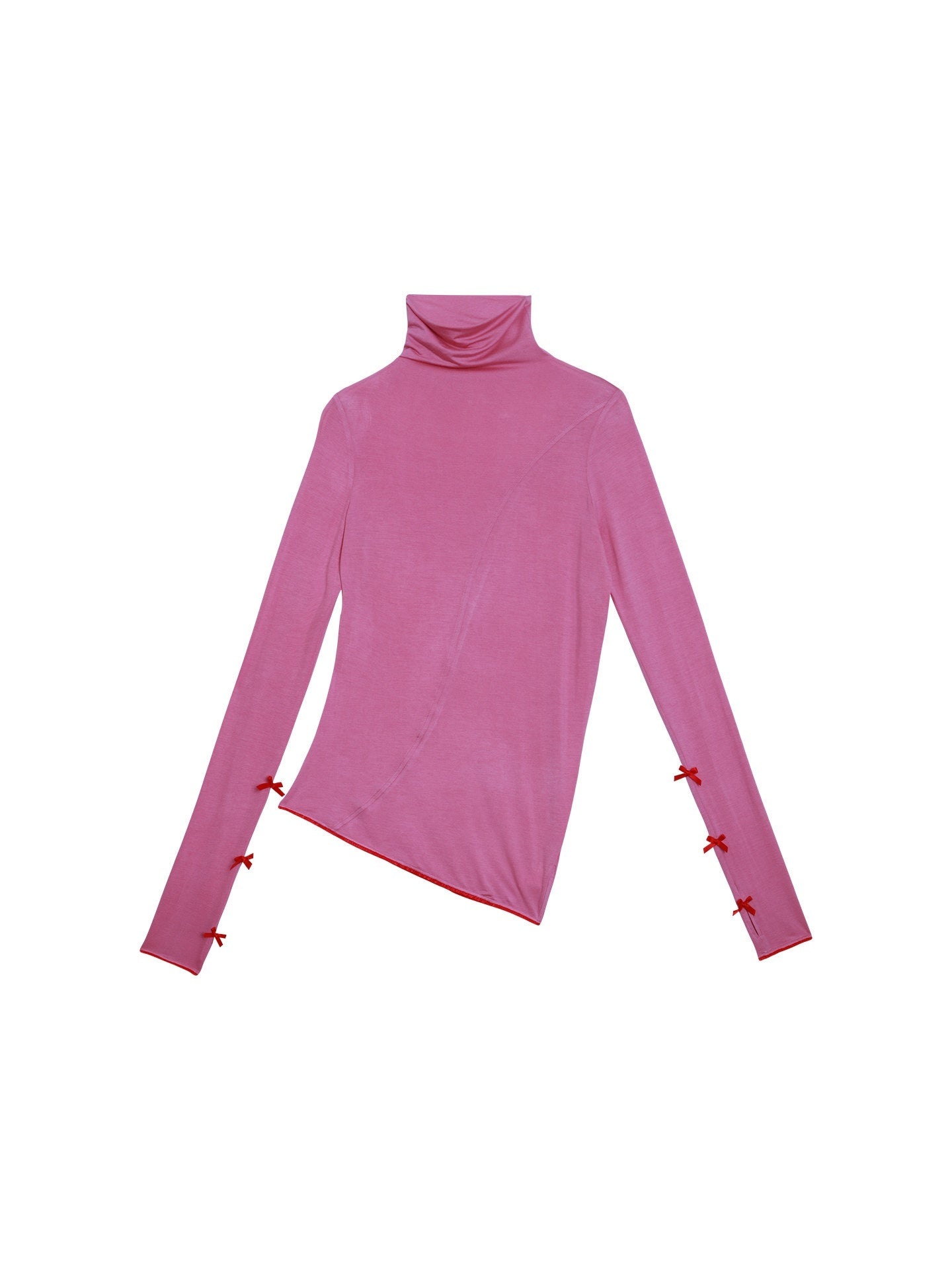 badtaste_Solid_Color_High_Neck_Split_Panel_Slim_Women's_Long_Sleeve_T-shirts_975701036600_MISSTT