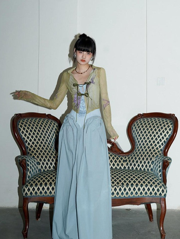 badtaste Solid Embroidered Tailored Waist Cinched Flared Women's Slip Maxi Dresses