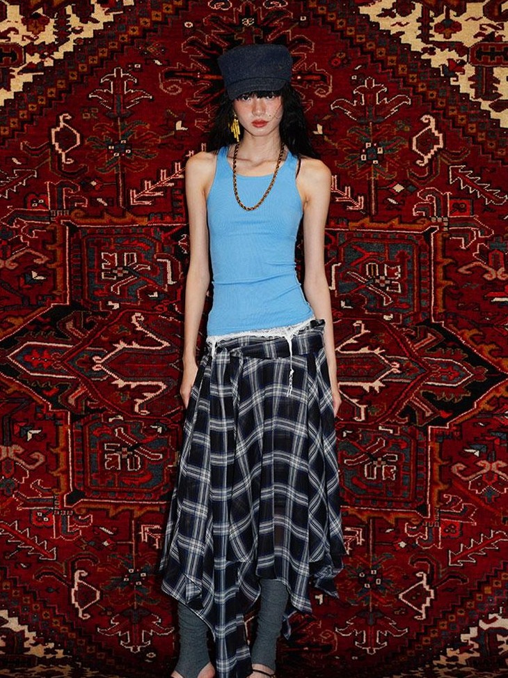badtaste Solid Slim Fit Racerback No Padding Black Pink Sky Blue Women's Tank Tops