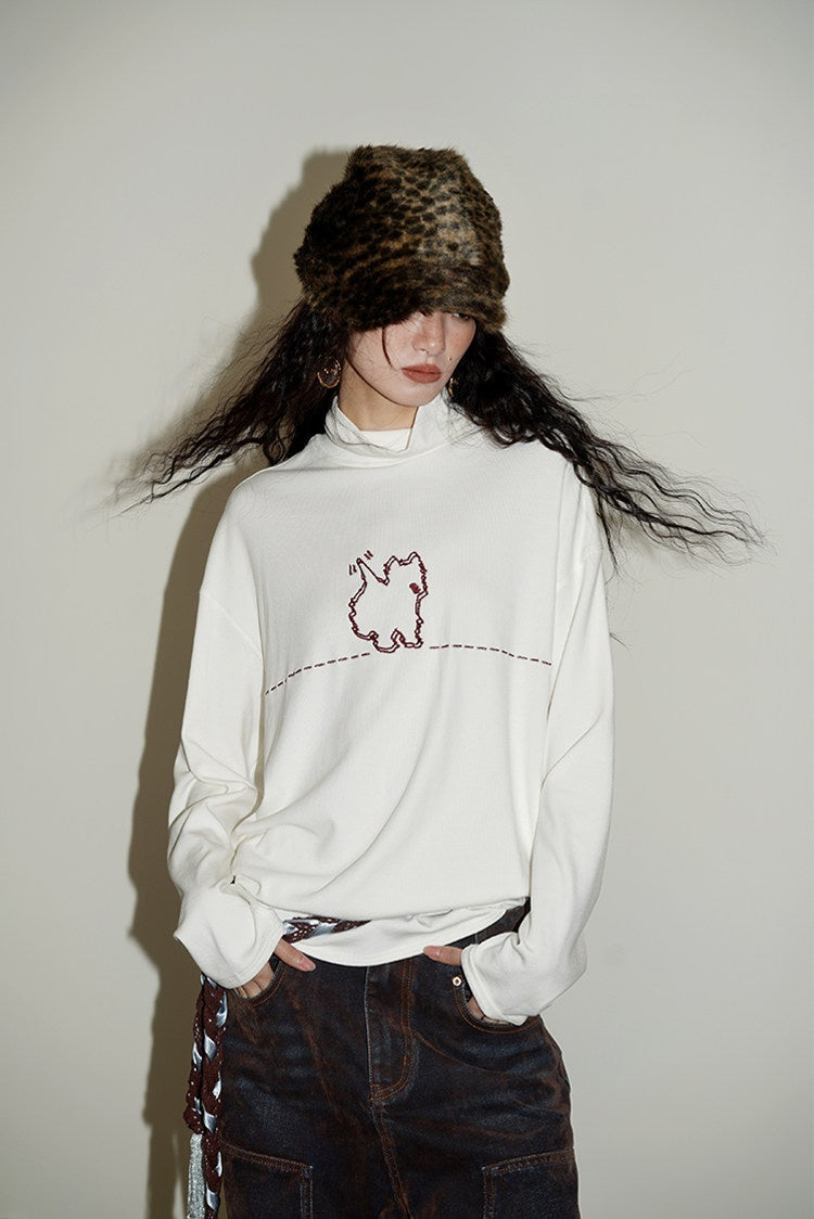 badtaste_Solid_West_Highland_Terrier_Embroidered_Oversized_Women's_Pullover_Sweaters_851777516242_MISSTT