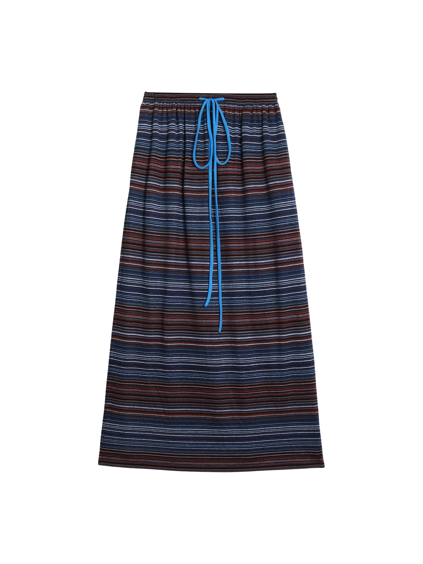 badtaste_Striped_Colorblock_Drawstring_Low_Waist_H_Straight_Women's_Brushed_Midi_Skirts_999421878578_MISSTT