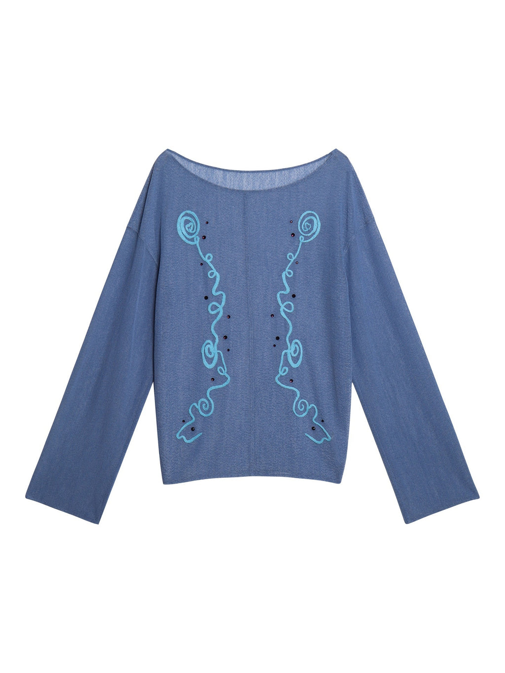 badtaste_Textured_Sheer_Embroidered_Rhinestone_Floral_Women's_Mesh_Long_Sleeve_T-shirts_1058864024165_MISSTT