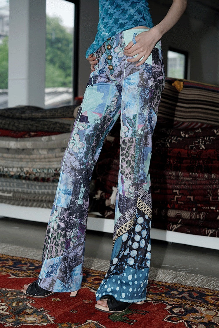 badtaste_Vintage_Chinese_Print_Slim_Low_Waist_Micro_Flare_Women's_Lightweight_Flare_Pants_800067552768_MISSTT