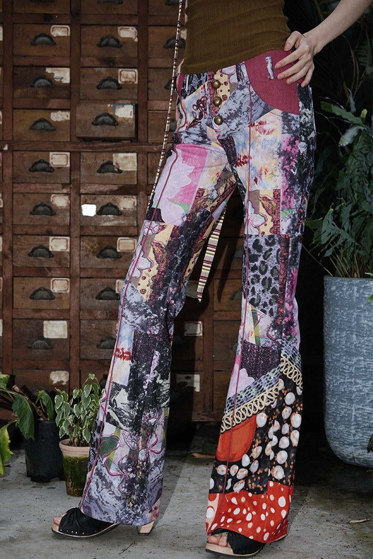 badtaste_Vintage_Chinese_Print_Slim_Low_Waist_Micro_Flare_Women's_Lightweight_Flare_Pants_800067552768_MISSTT