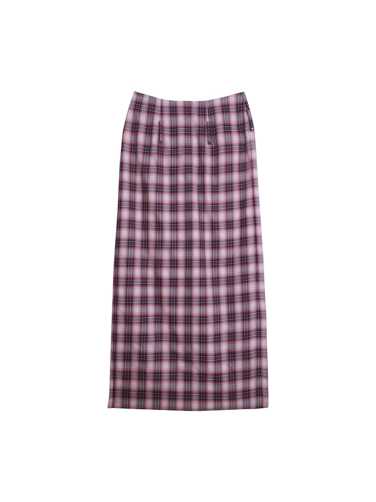 badtaste_Vintage_Colorblock_Plaid_Pleated_H_Line_Low_Waist_Women's_Maxi_Skirts_971135982786_MISSTT