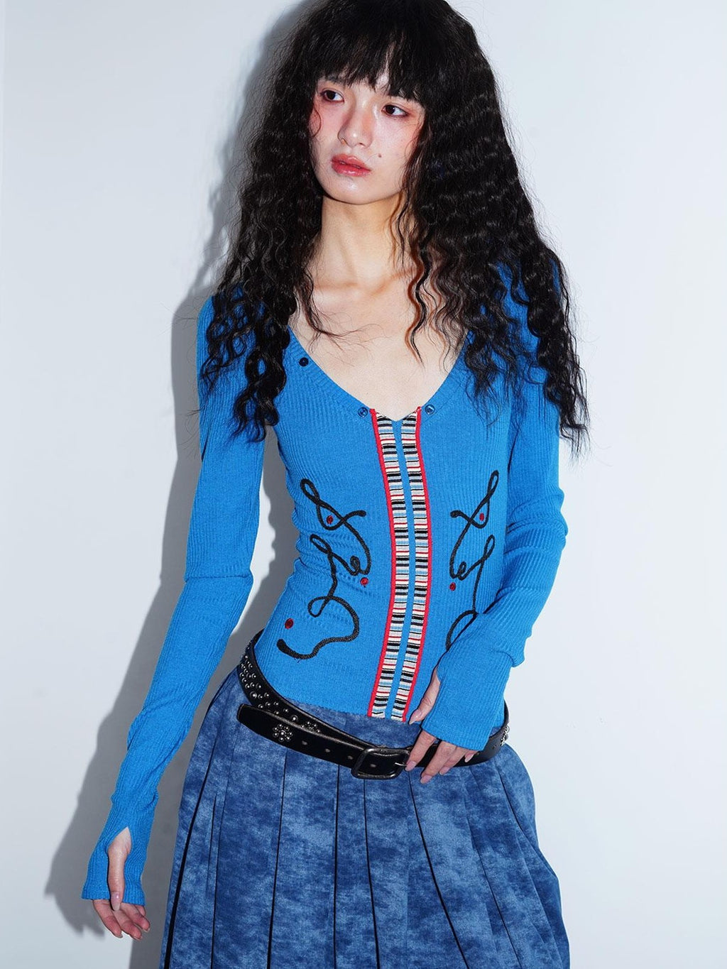 badtaste Vintage Embroidered Detachable Fur Collar V-neck Women's Casual Maxi Dresses