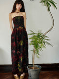 badtaste_Vintage_Floral_Flocked_New_Chinese_Women's_Tencel_Strapless_Maxi_Dresses_723121430590_MISSTT