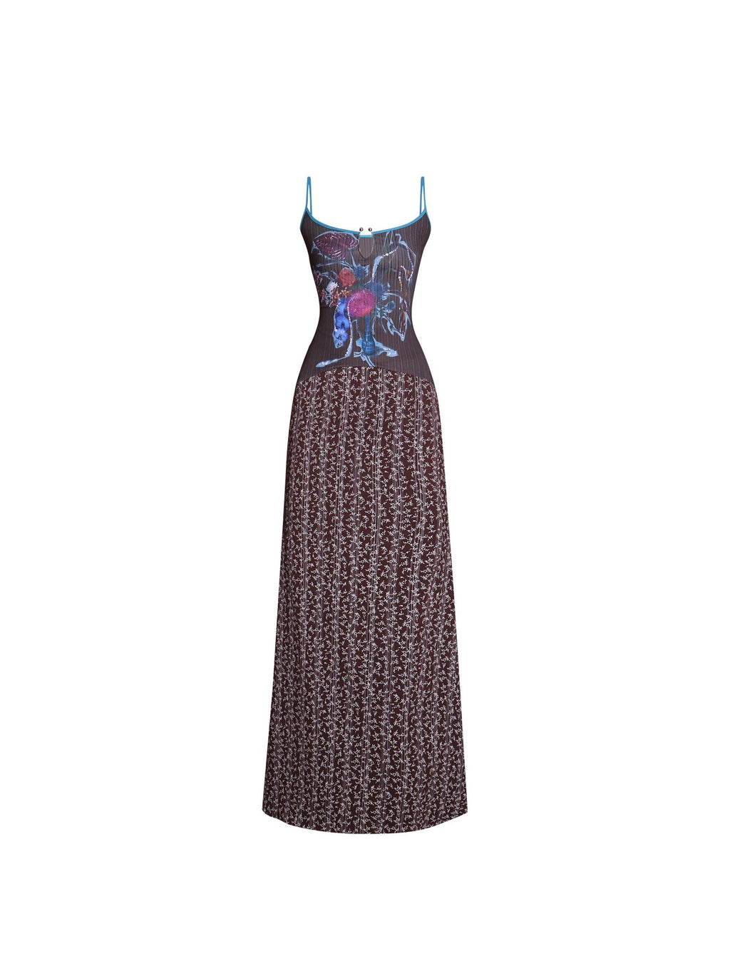badtaste_Vintage_Floral_Patchwork_Contrast_Slim_Women's_Stretch_Knit_Slip_Maxi_Dresses_937504092628_MISSTT
