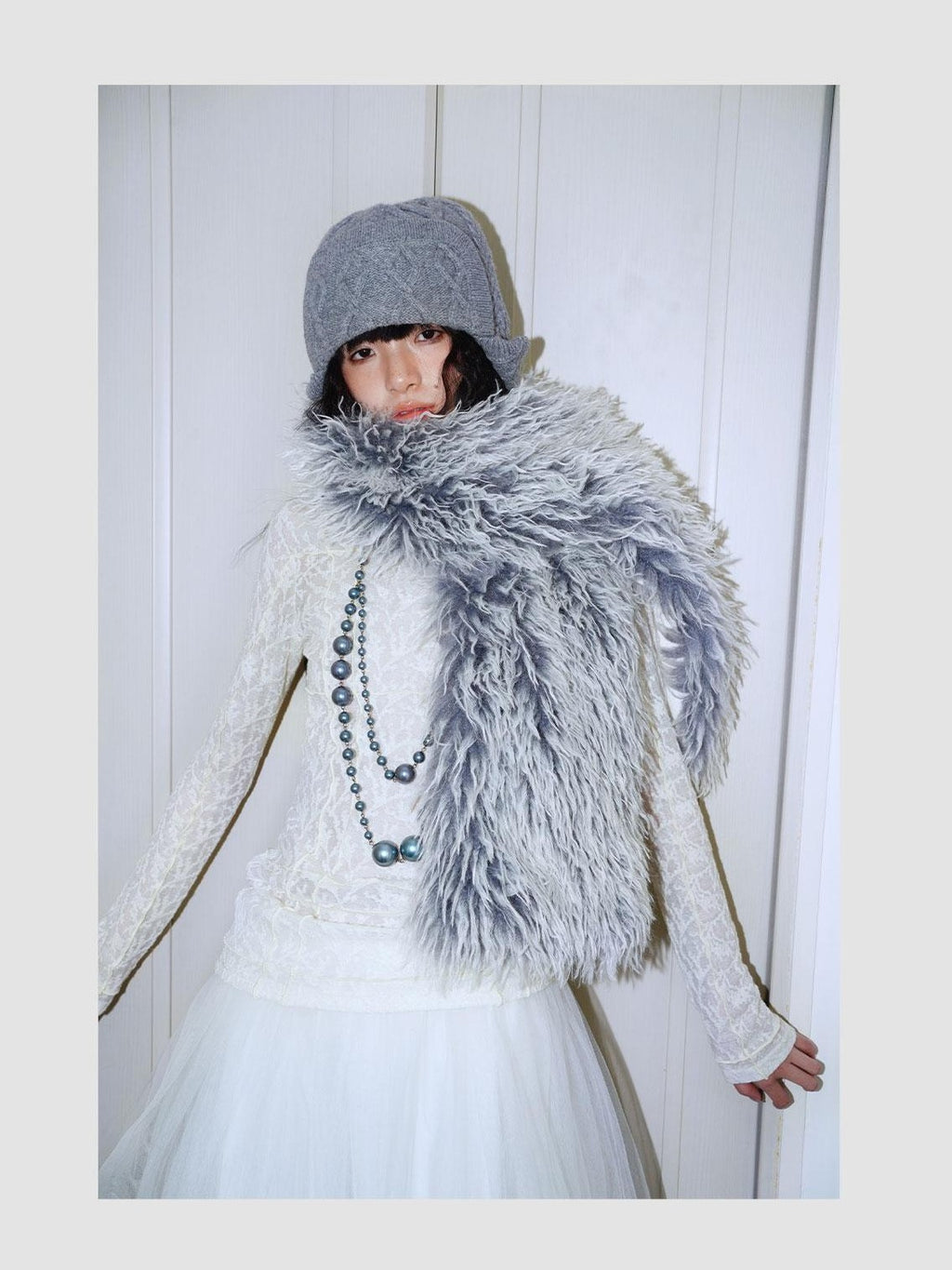 badtaste Vintage Plush Multiway Tie With Pocket Women's Faux Fur Scarves & Shawls