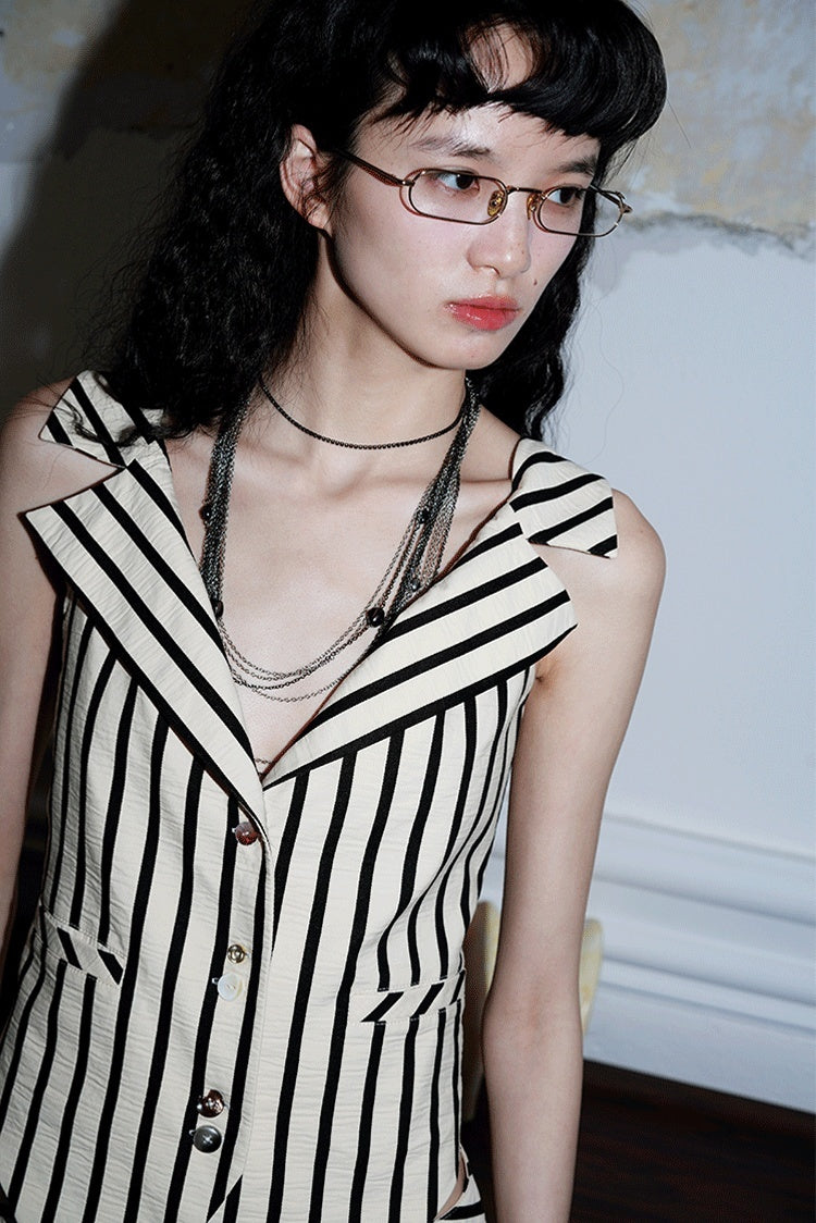 badtaste_Vintage_Striped_V-neck_Backless_Cropped_Slim_Women's_Cotton_Vests_779917397017_MISSTT