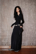 badtaste_Vintage_Western_Faux_Two_Piece_Spaghetti_Strap_Women's_Casual_Maxi_Dresses_734488200905_MISSTT