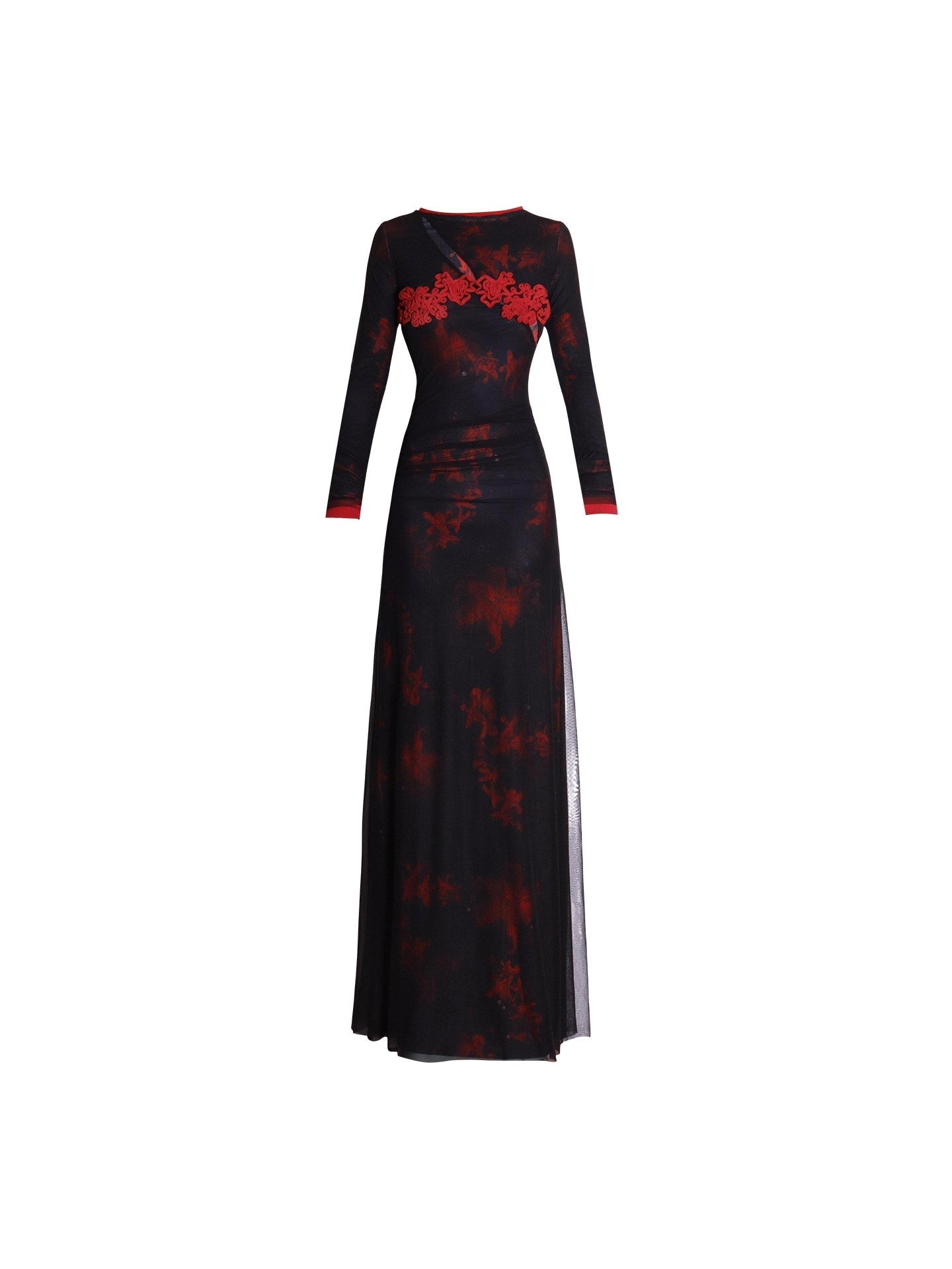 badtaste_Western_Double_Layer_Printed_Embroidered_Slim_Fit_Women's_Bodycon_Maxi_Dresses_991219812538_MISSTT