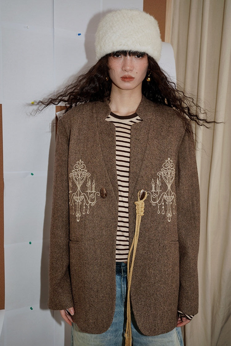 badtaste_Western_Embroidered_Frog_Button_Vintage_Women's_Wool_Alpaca_Blazers_861320676274_MISSTT
