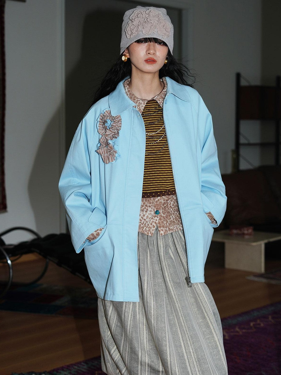 Western Handmade Floral Knot Vintage Women's Other Materials Casual Jackets