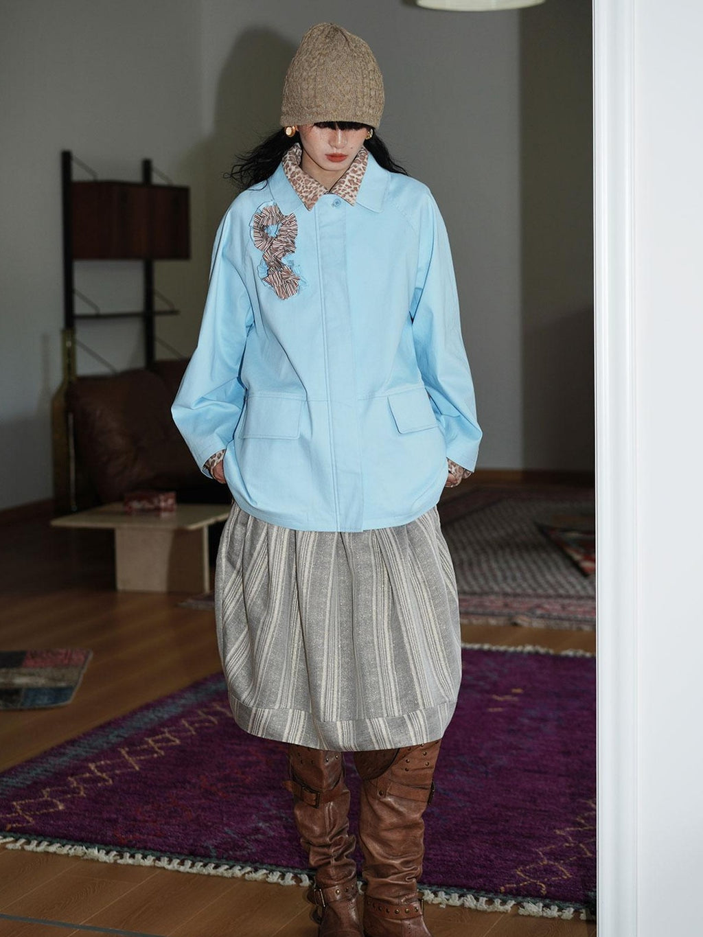 Western Handmade Floral Knot Vintage Women's Other Materials Casual Jackets