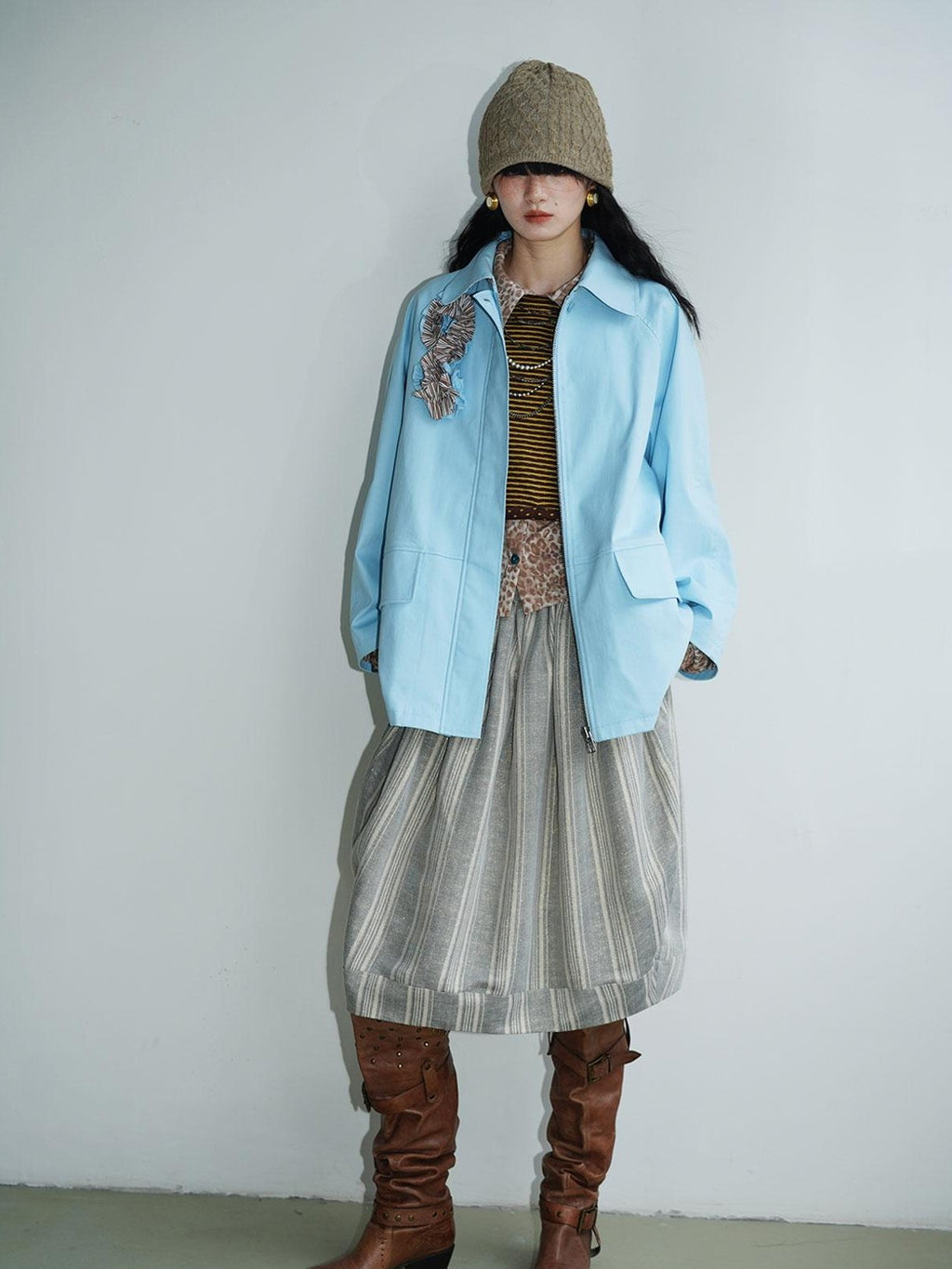 Western Handmade Floral Knot Vintage Women's Other Materials Casual Jackets