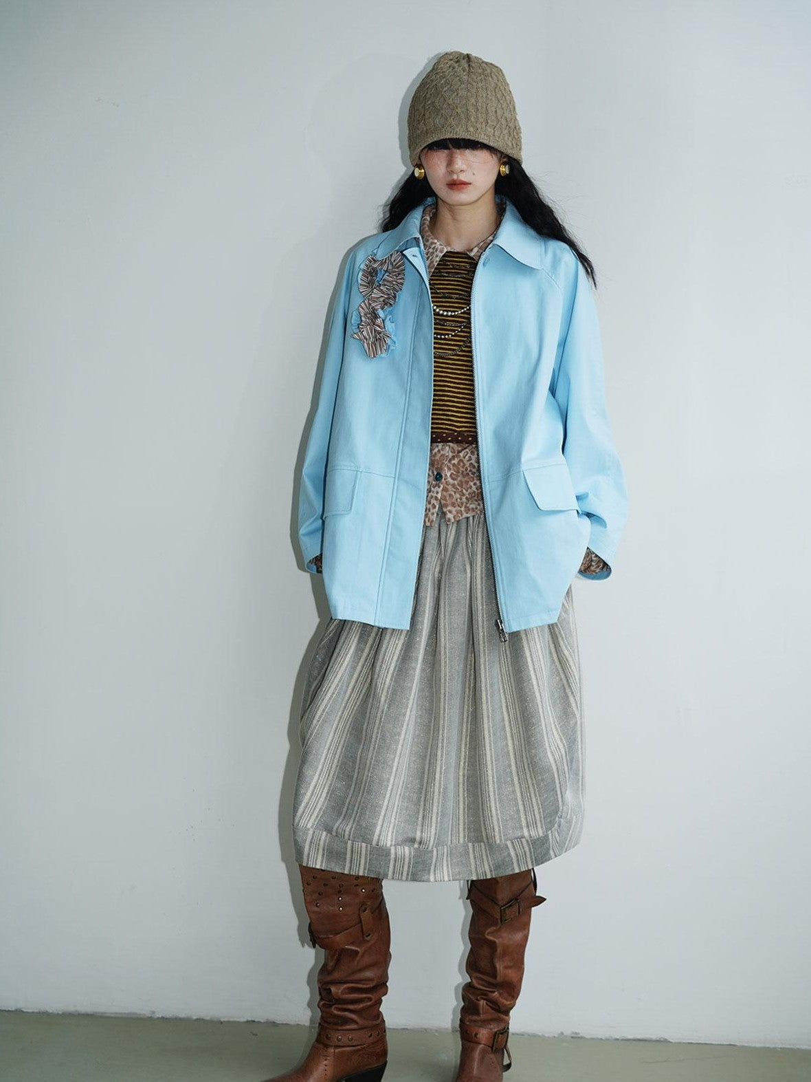 Western Handmade Floral Knot Vintage Women's Other Materials Casual Jackets