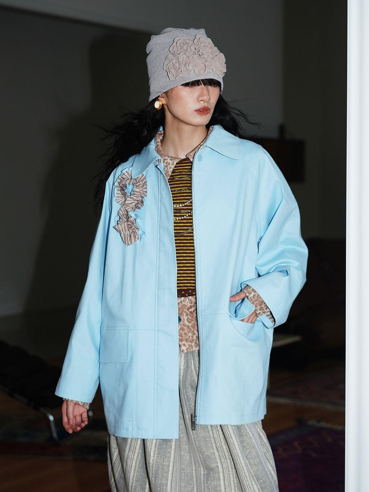 Western Handmade Floral Knot Vintage Women's Other Materials Casual Jackets