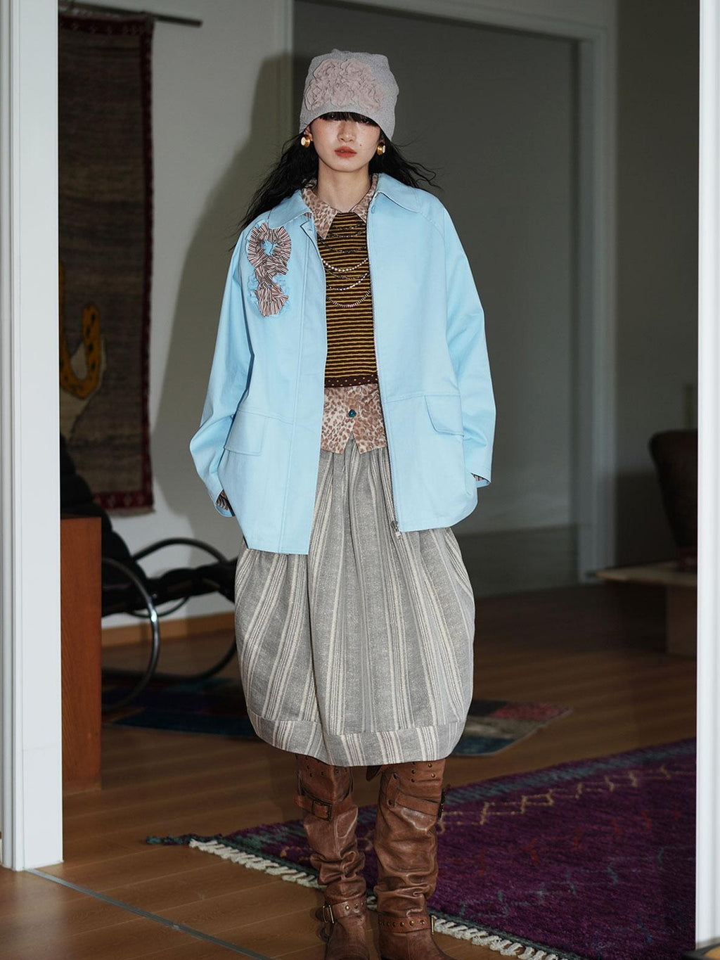 Western Handmade Floral Knot Vintage Women's Other Materials Casual Jackets