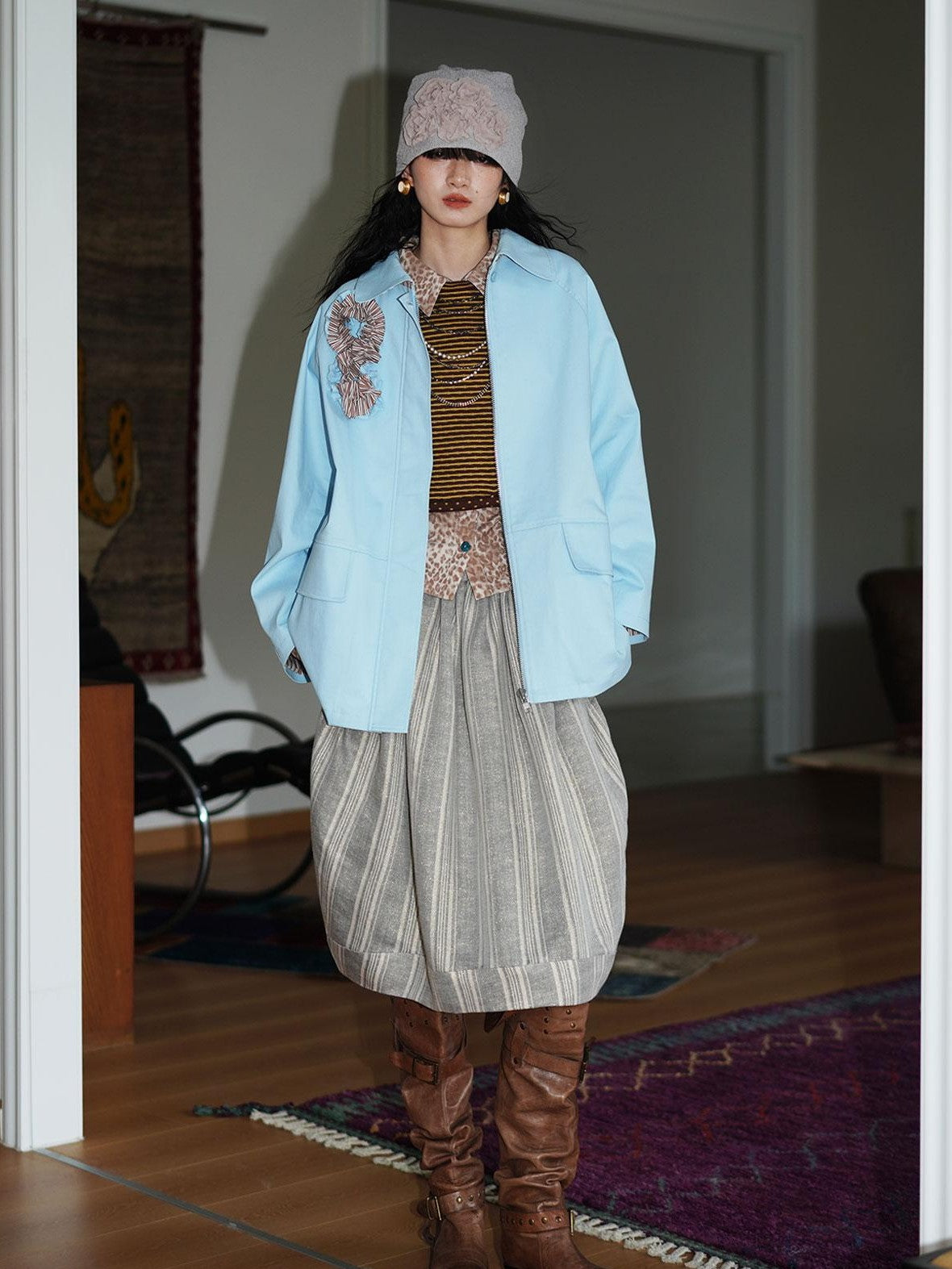 Western Handmade Floral Knot Vintage Women's Other Materials Casual Jackets