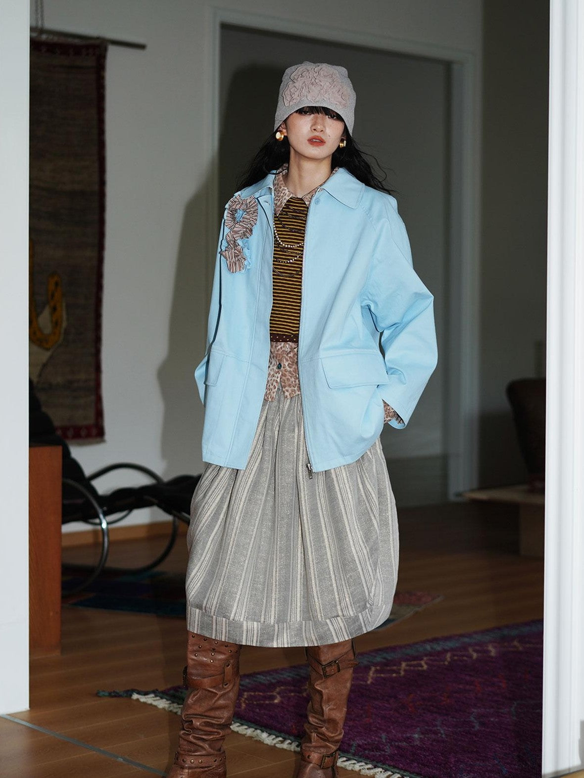 Western Handmade Floral Knot Vintage Women's Other Materials Casual Jackets
