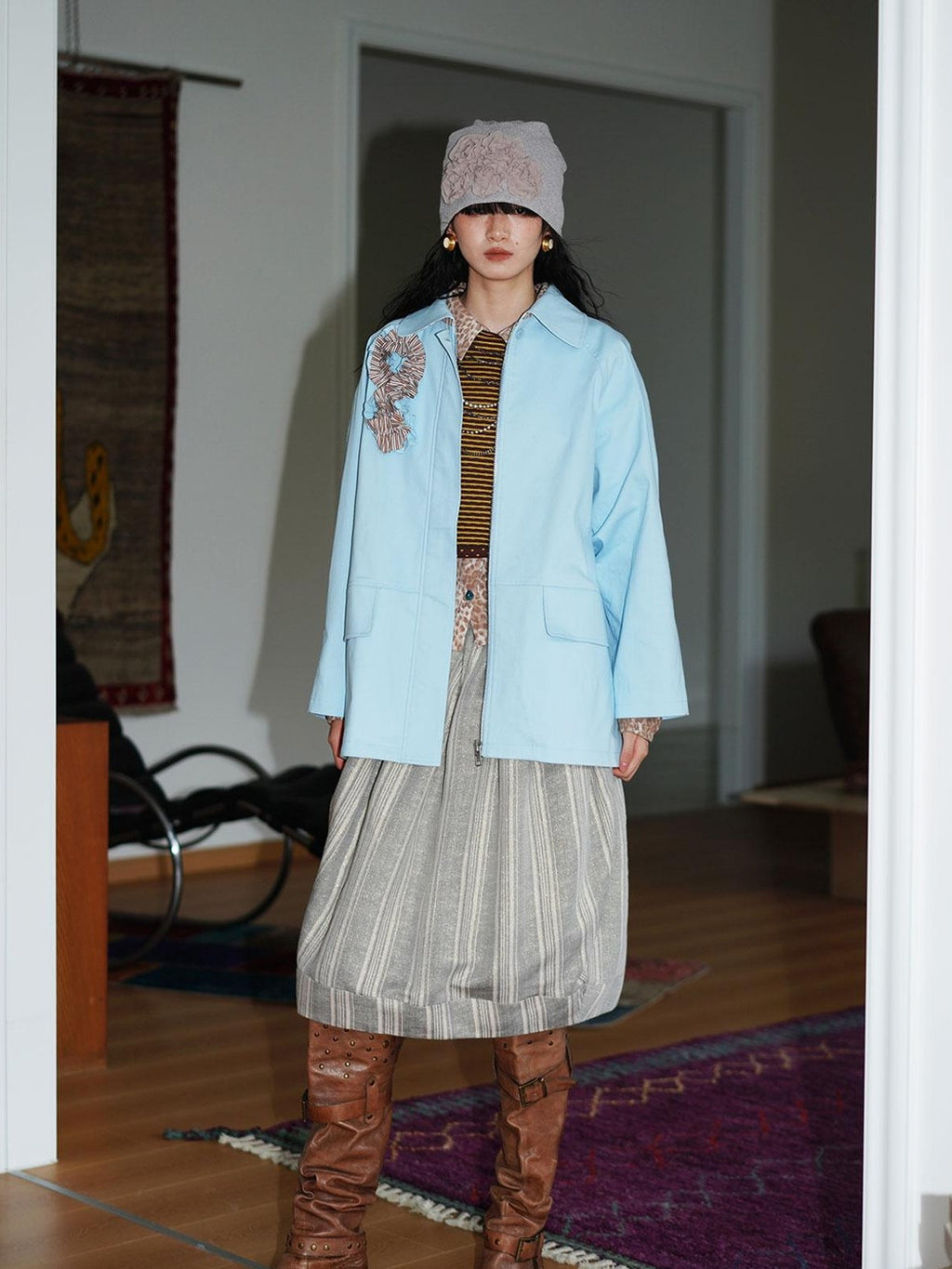 Western Handmade Floral Knot Vintage Women's Other Materials Casual Jackets