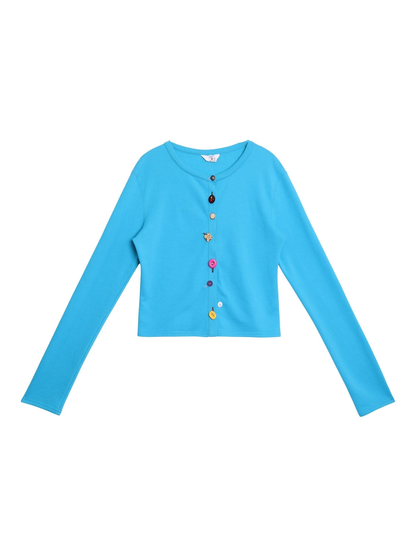 badtaste_Western_Mixed_Color_Buttons_Women's_Cotton_Sweatshirt_Knit_Button-up_Cardigans_999420170620_MISSTT