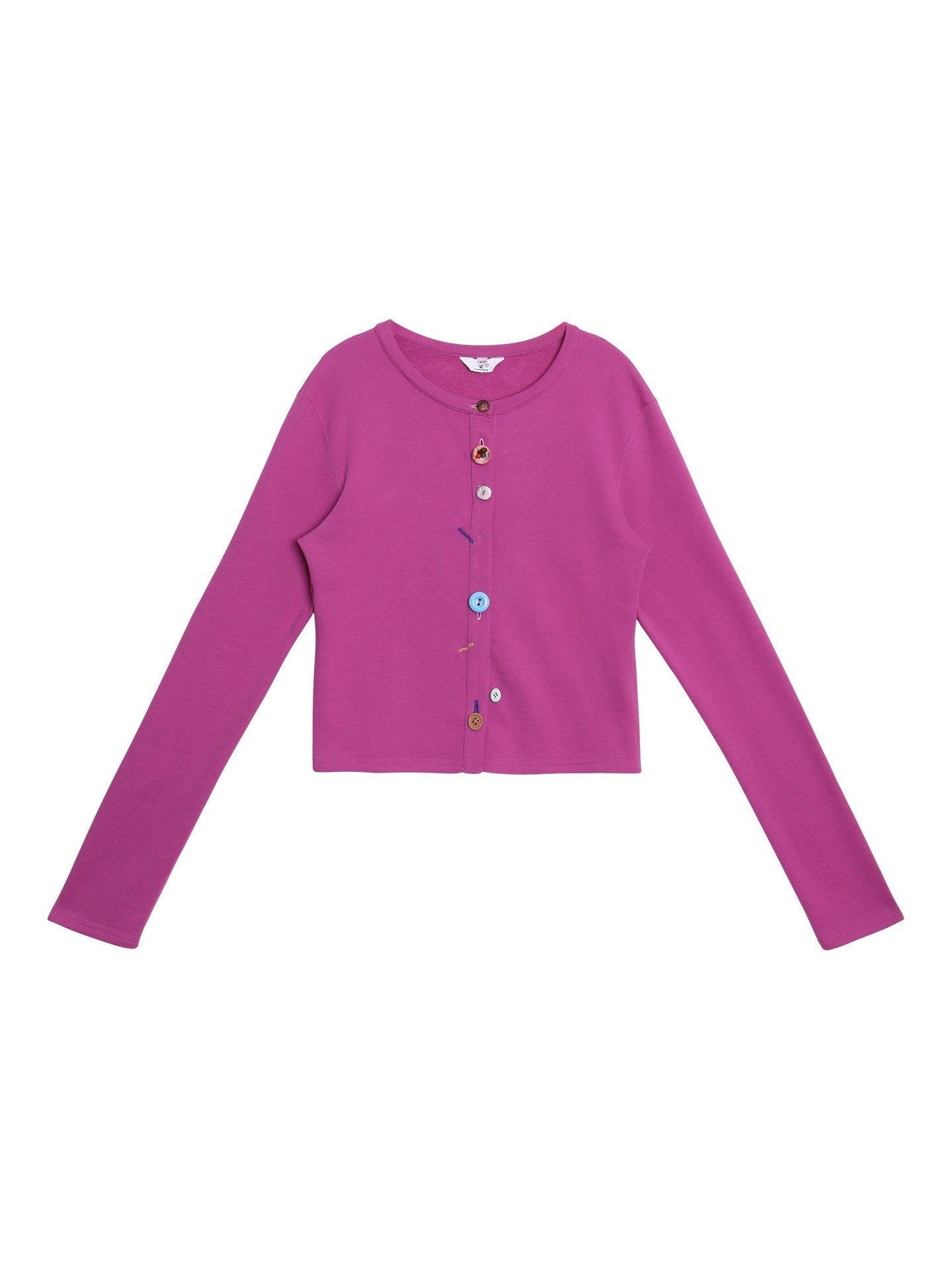 badtaste_Western_Mixed_Color_Buttons_Women's_Cotton_Sweatshirt_Knit_Button-up_Cardigans_999420170620_MISSTT