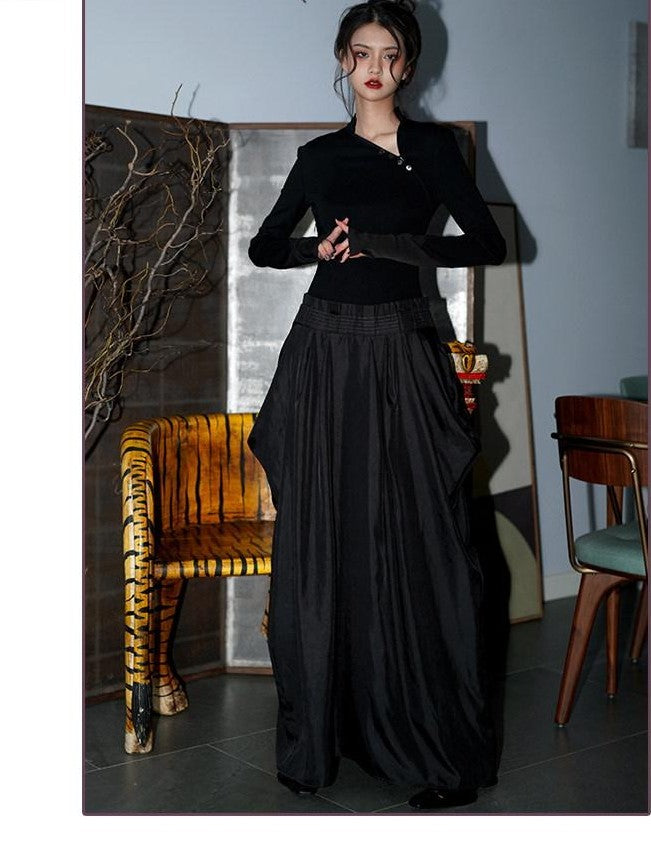 badtaste Western Patchwork Three Tone Long Sleeve Women's Heavyweight Casual Maxi Dresses
