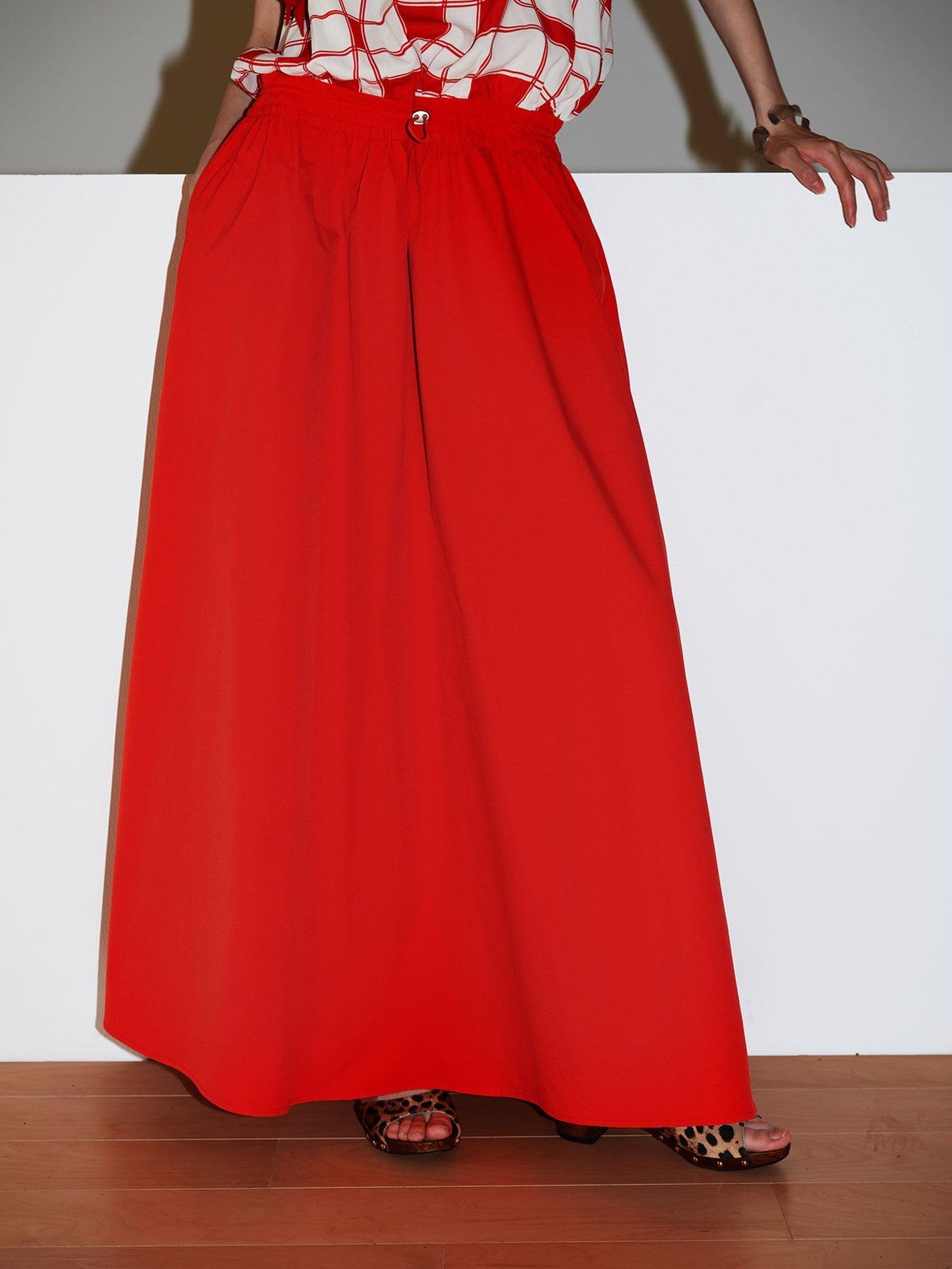 badtaste Western Plaid Print V-neck Backless Adjustable Women's Halter Maxi Dresses