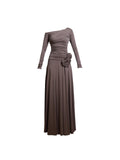 badtaste_Western_Pleated_One_Shoulder_Removable_Knot_Women's_Lyocell_Casual_Maxi_Dresses_970611823819_MISSTT