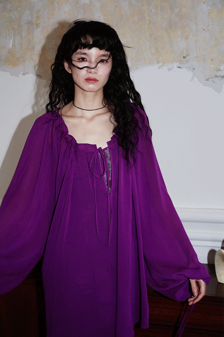 badtaste_Western_Solid_Sheer_Texture_Drawstring_Multiway_Loose_Women's_Tunic_Blouses_779891060433_MISSTT