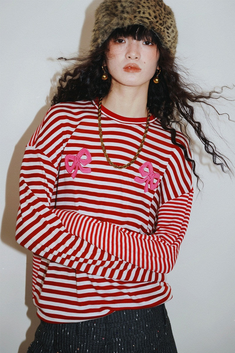 badtaste_Western_Striped_Embroidered_Knit_Women's_Tencel_Wool_Sweatshirts_860589439266_MISSTT