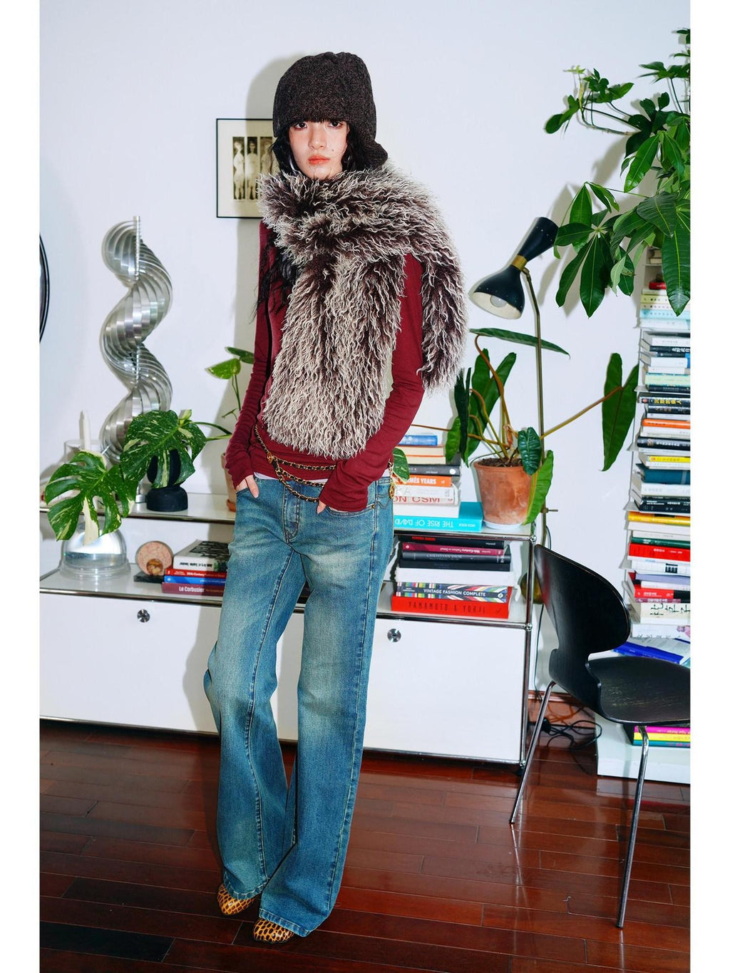 badtaste Western Vintage Machine Embroidered Slim Low Waist Women's Cotton Flare Jeans