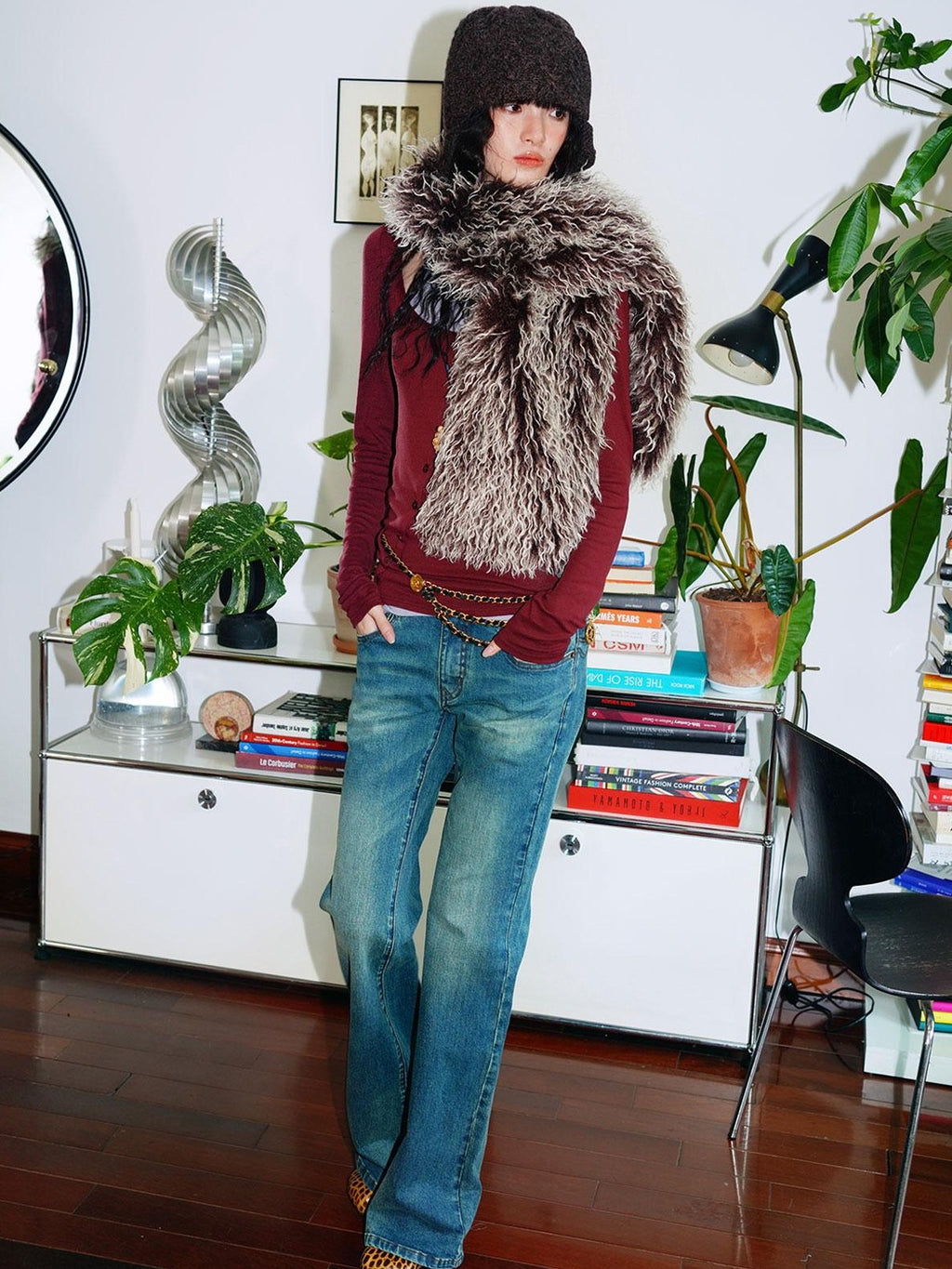 badtaste Western Vintage Machine Embroidered Slim Low Waist Women's Cotton Flare Jeans