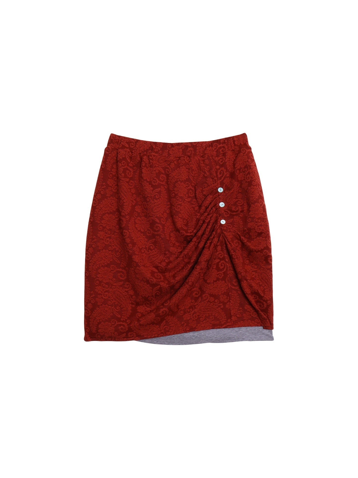 badtaste_Western_Vintage_Paisley_Faux_Two_Piece_Sweatshirt_Women's_Matching_Skirt_Sets_1000185205998_MISSTT