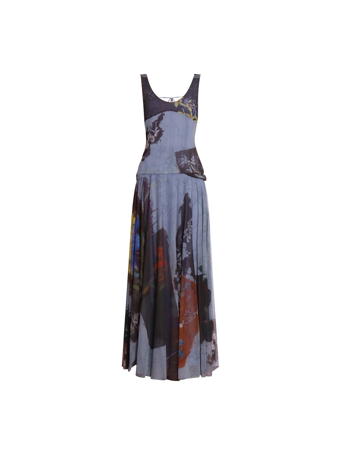 badtaste_Yellow_Western_Printed_Sleeveless_Full_Swing_Women's_Slip_Maxi_Dresses_1059671181041_MISSTT