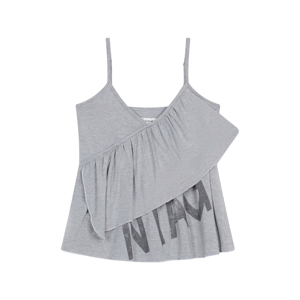 Achihara_Chestnut_Tree_Letter_Print_Loose_Women'S_Viscose_Blend_Camisoles_MISSTT