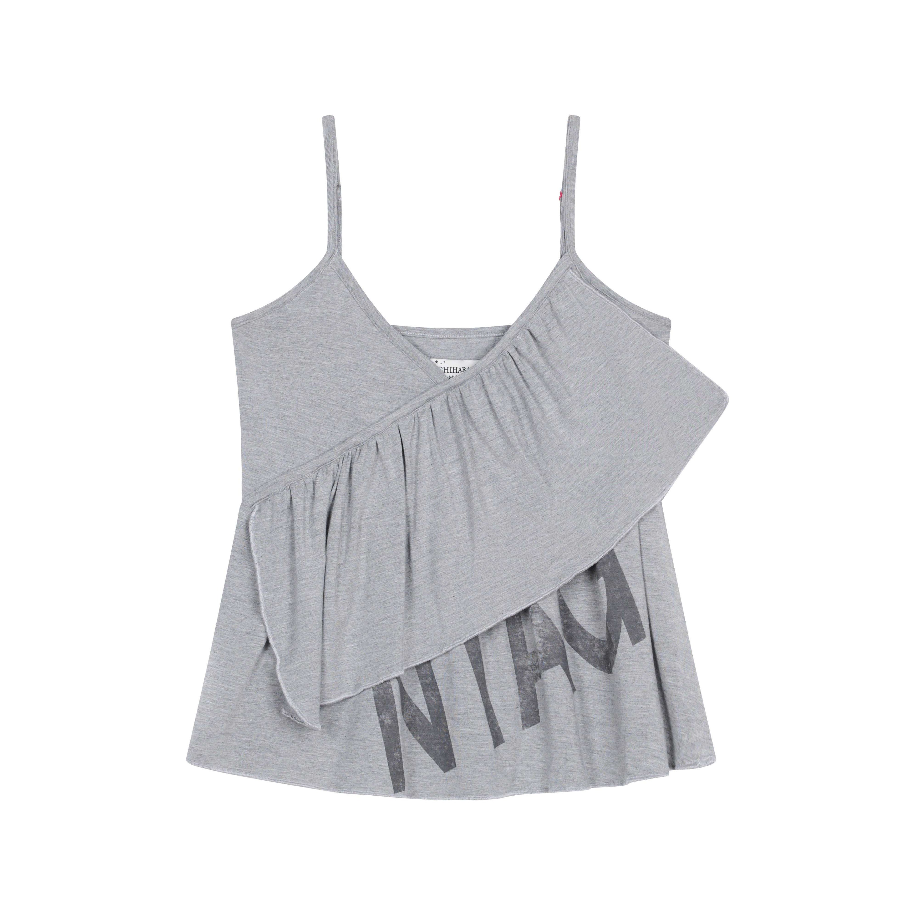 Achihara_Chestnut_Tree_Letter_Print_Loose_Women'S_Viscose_Blend_Camisoles_MISSTT