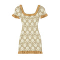 cidhiidhi_Gold_Jacquard_U_Neck_Cinched_Waist_Bubble_Sleeve_Women's_Bodycon_Mini_Dresses_1025378465874_MISSTT
