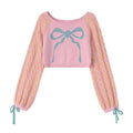 cidhiidhi_Pink_Jacquard_Bow_Lace_Ruffle_Trim_Women's_Wool_Knit_Matching_Skirt_Sets_994887156494_MISSTT