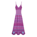 cidhiidhi_Purple_Jacquard_Contrast_Lace_Strappy_Women's_Cotton_Bodycon_Maxi_Dresses_942834470934_MISSTT