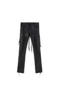 The_space_between_Us_Scar_Detail_Distressed_Drawstring_Slim_Fitted_Women's_Waxed_Skinny_Pants_1059023557157_MISSTT
