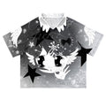 CFIERCE_Cute_Cartoon_Print_Oversized_Short_Sleeve_Unisex_Grey_Polyester_Casual_Tshirt_MISSTT