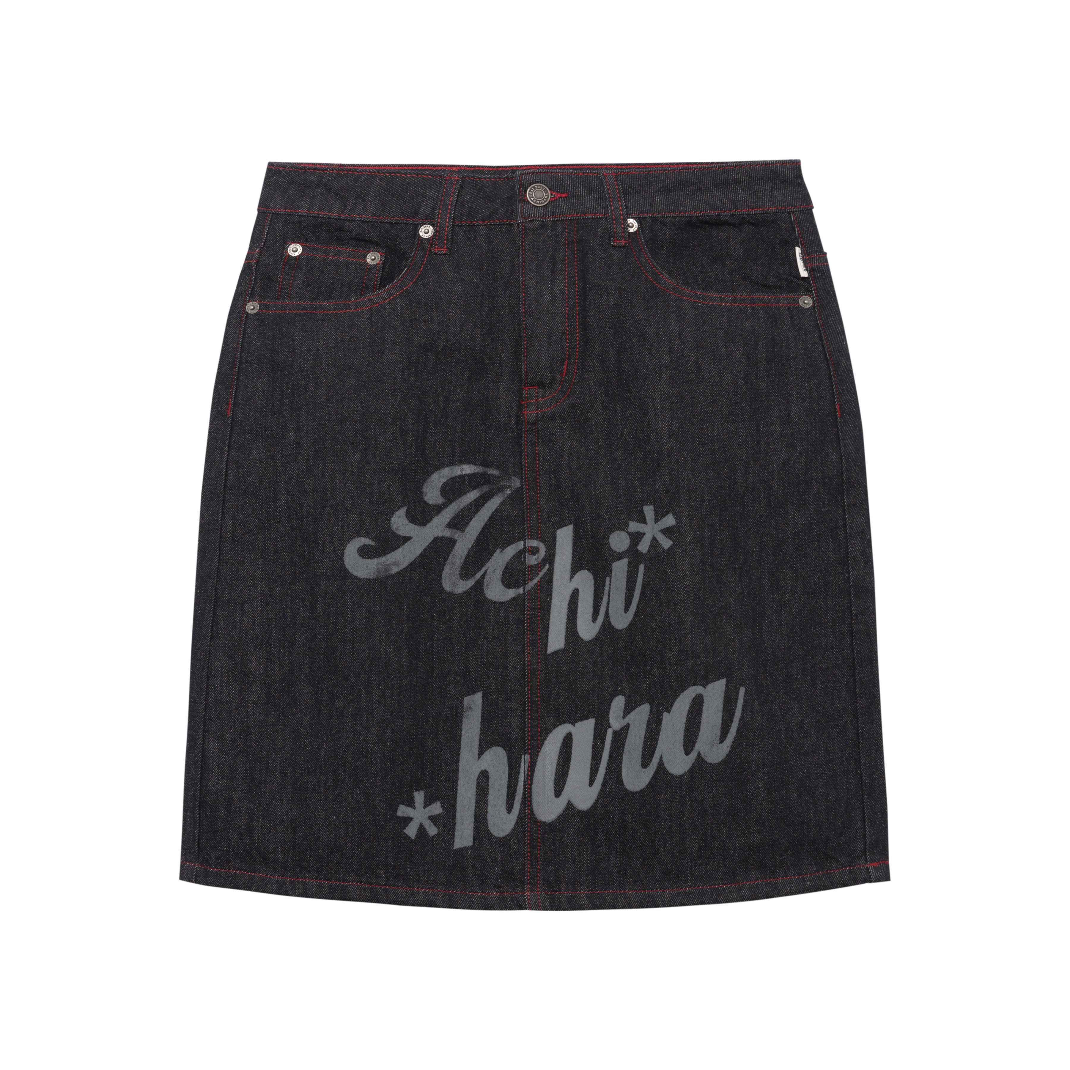 Achihara_Denim_Printed_Embroidered_Straight_Women'S_Cotton_Midi_Skirts_MISSTT