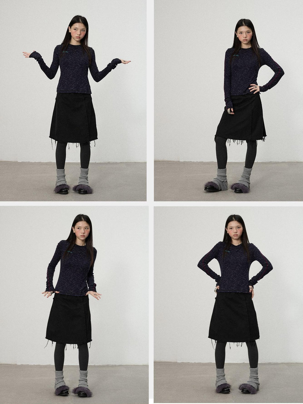 Achihara Coffee Brown Pleated A Line Low Waist Women'S Cotton Blend Midi Skirts