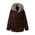 NO_ROMANCE_Thick_Insulated_Hooded_Punk_Oversized_Midlength_Zip_Khaki_Green_Puffer_Jackets_MISSTT