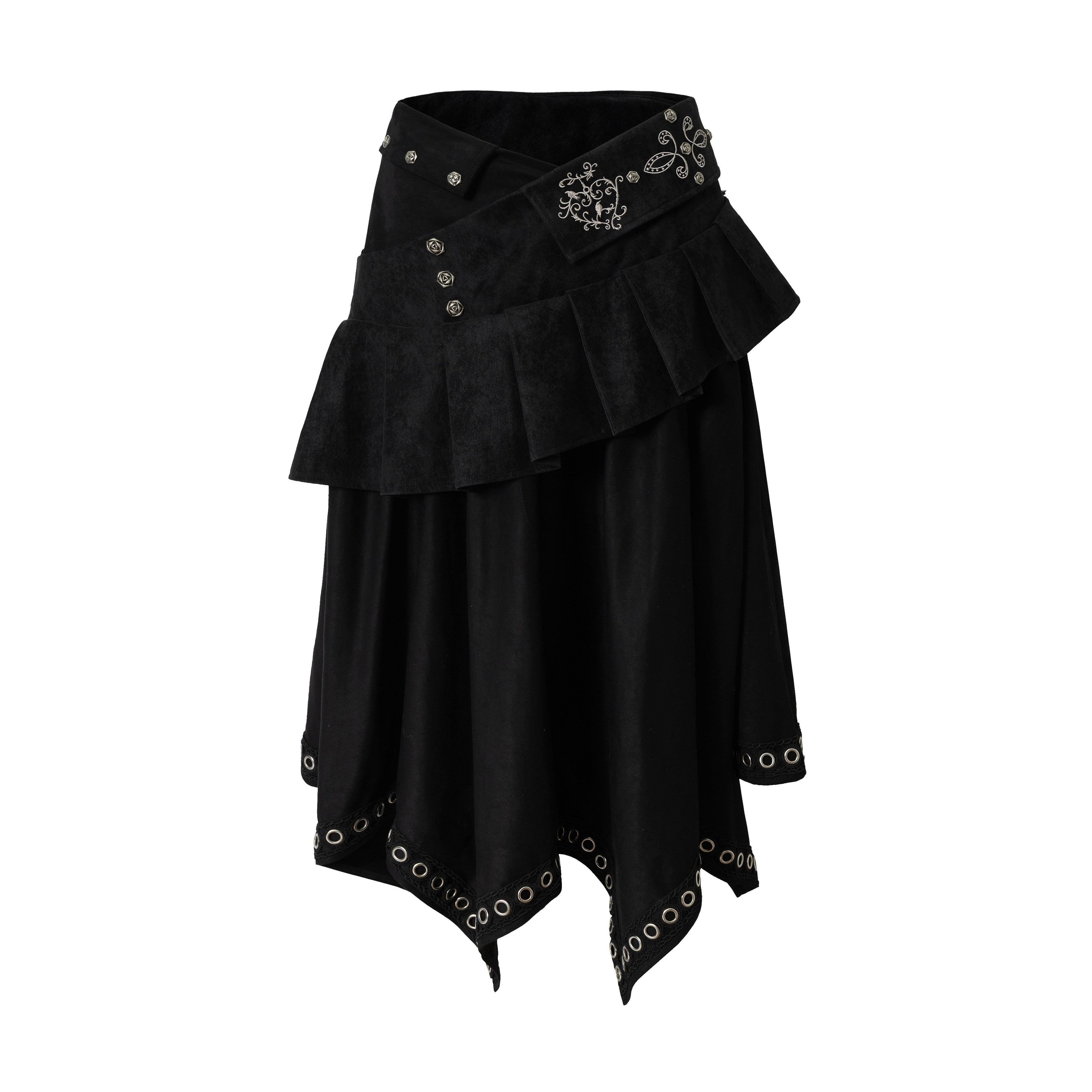 NO_ROMANCE_Edgy_Asymmetrical_High_Waist_A_Line_Loose_Gothic_Pu_Suede_Patchwork_Maxi_Skirts_MISSTT