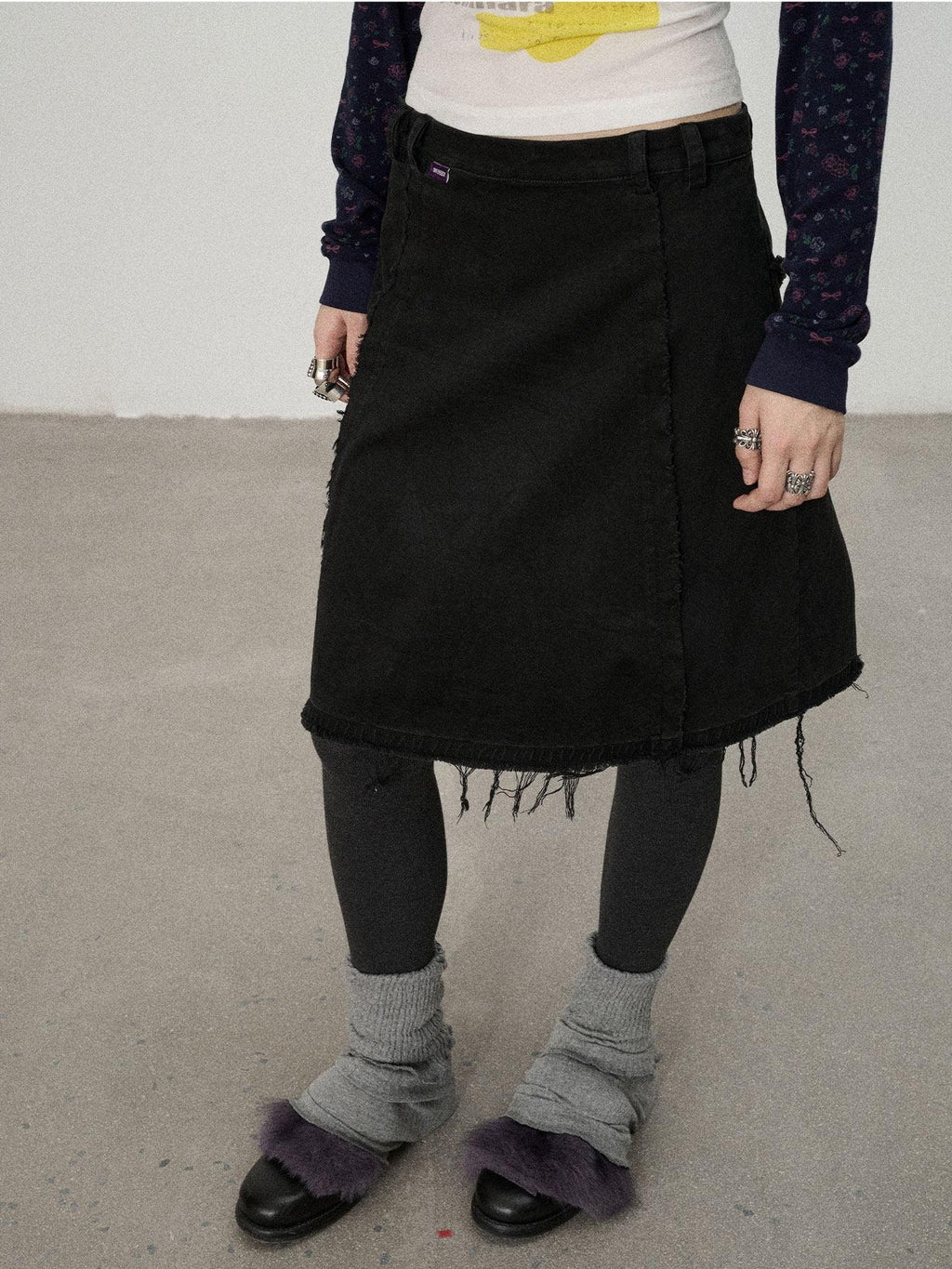 Achihara Coffee Brown Pleated A Line Low Waist Women'S Cotton Blend Midi Skirts
